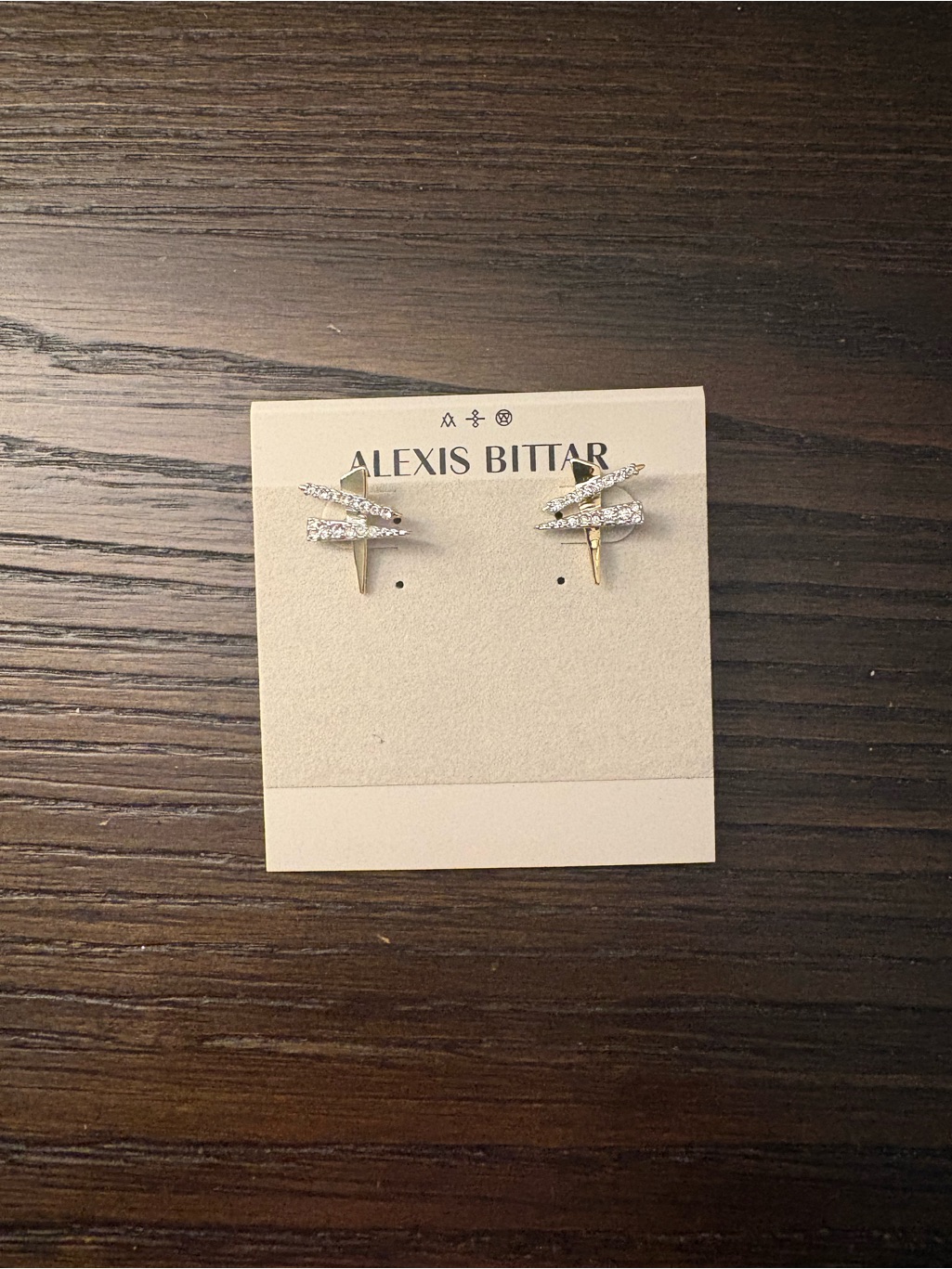 New Alexis Bittar Gold And Silver Spike Earrings